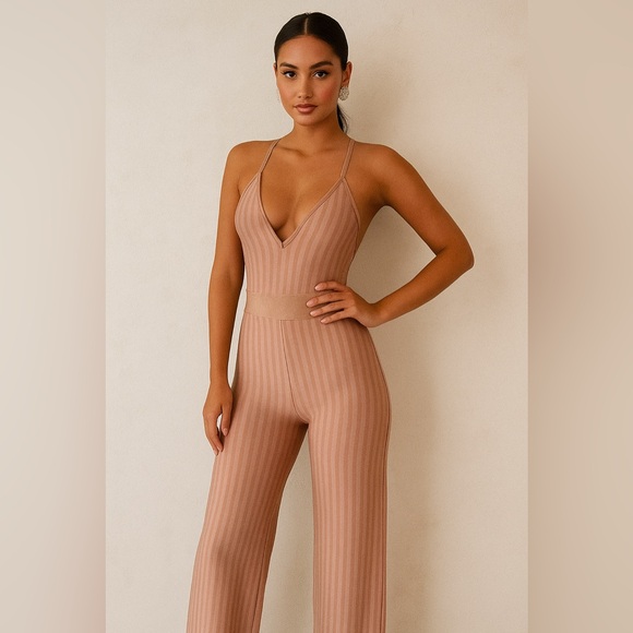 HOUSE OF CB - pink jumpsuit - Picture 1 of 4